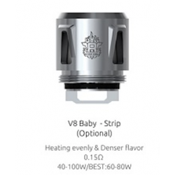 Résistances V8 Baby Strip par 5 - Smoktech