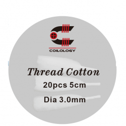 Thread Cotton 5cm(length) par 20 / 3.0mm(diameter) par lot de 10 - Coilology