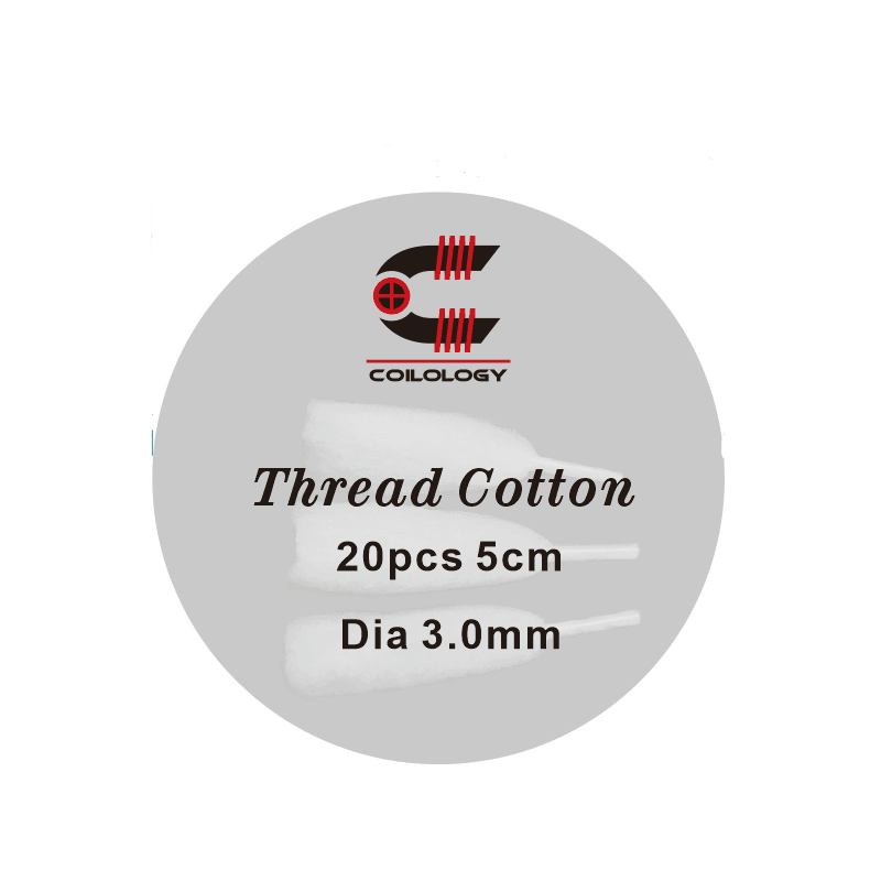 Thread Cotton 5cm(length) par 20 / 3.0mm(diameter) par lot de 10 - Coilology