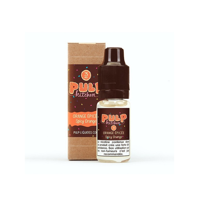 Orange Epicée 10ML par 10 - Pulp Kitchen