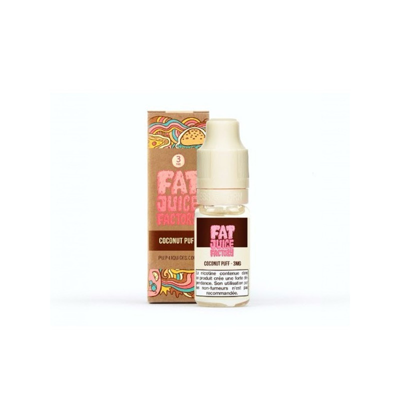 Coconut Puff 10ML par 10 - Fat Juice Factory - Pulp