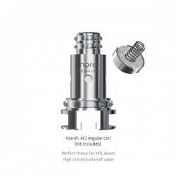 Résistances Nord Regular 1.4ohm par 5 - Smoktech