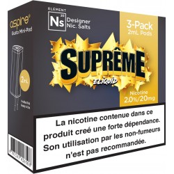 Pod NS Supreme 3x2ml - Eliquid (GUSTO NS)