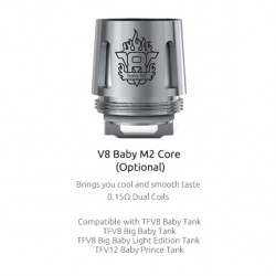 Résistances M2 0.15ohm pour TFV8 Baby par 5 - Smoktech