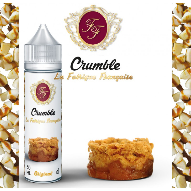 Le Crumble 50ML + Booster 10ML - La Fabrique Française