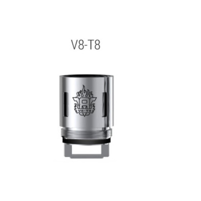 Résistances V8-T8 pour TFV8 / Par 5 - Smoktech