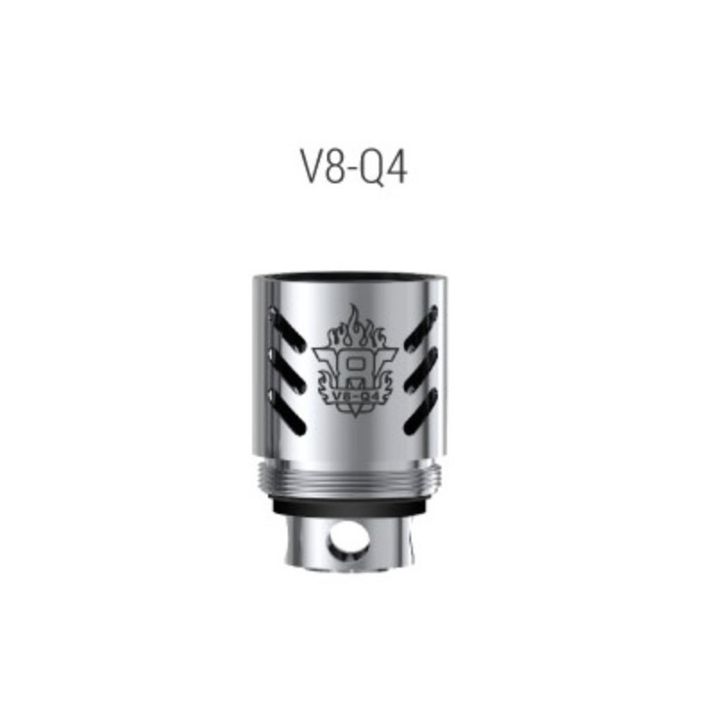 Résistances V8-Q4 pour TFV8 / Par 5 - Smoktech