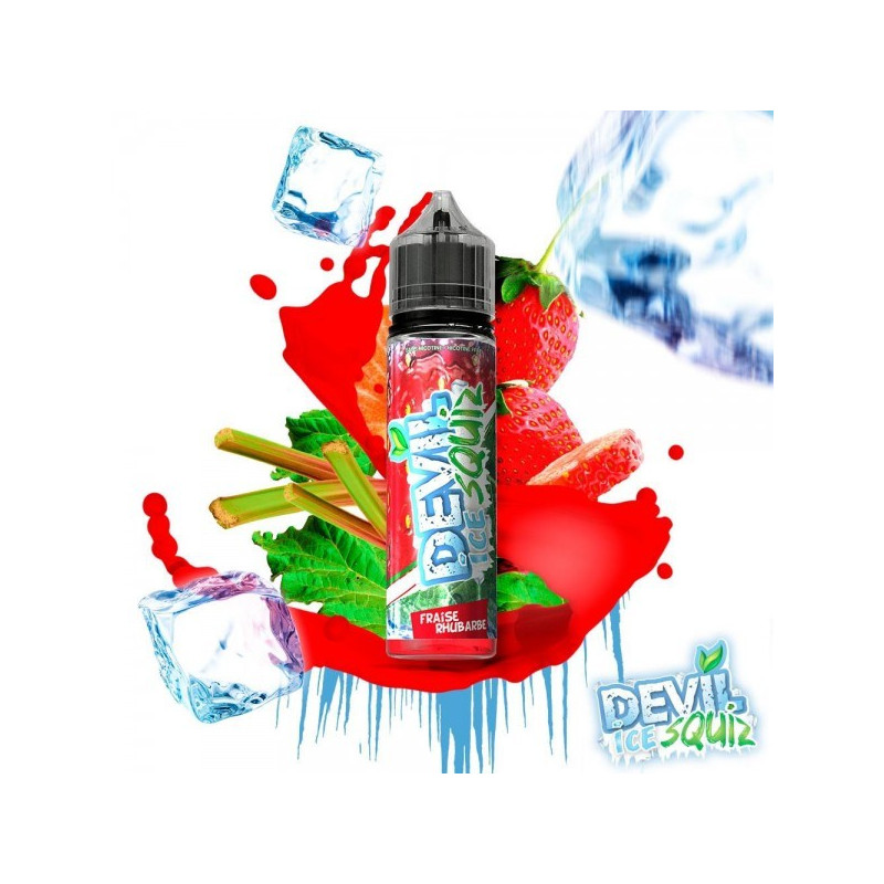 Fraise Rhubarbe Ice 50ML Devil Squiz - Avap