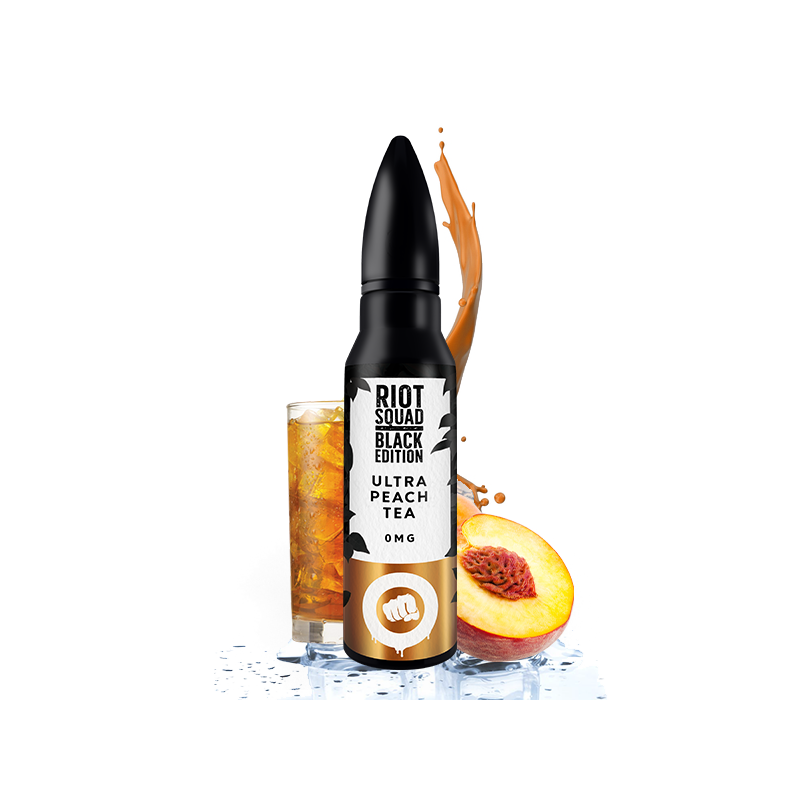 Ultra Peach Tea 50ML - Riot Squad Black Edition