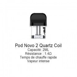 Pod Novo 2 - Quartz 1.4 ohms par 3 - Smoktech