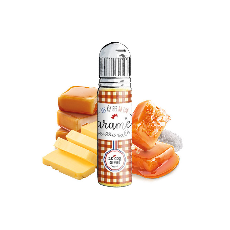 Caramel Beurre Salé 50ML - Les Bêtises du Coq