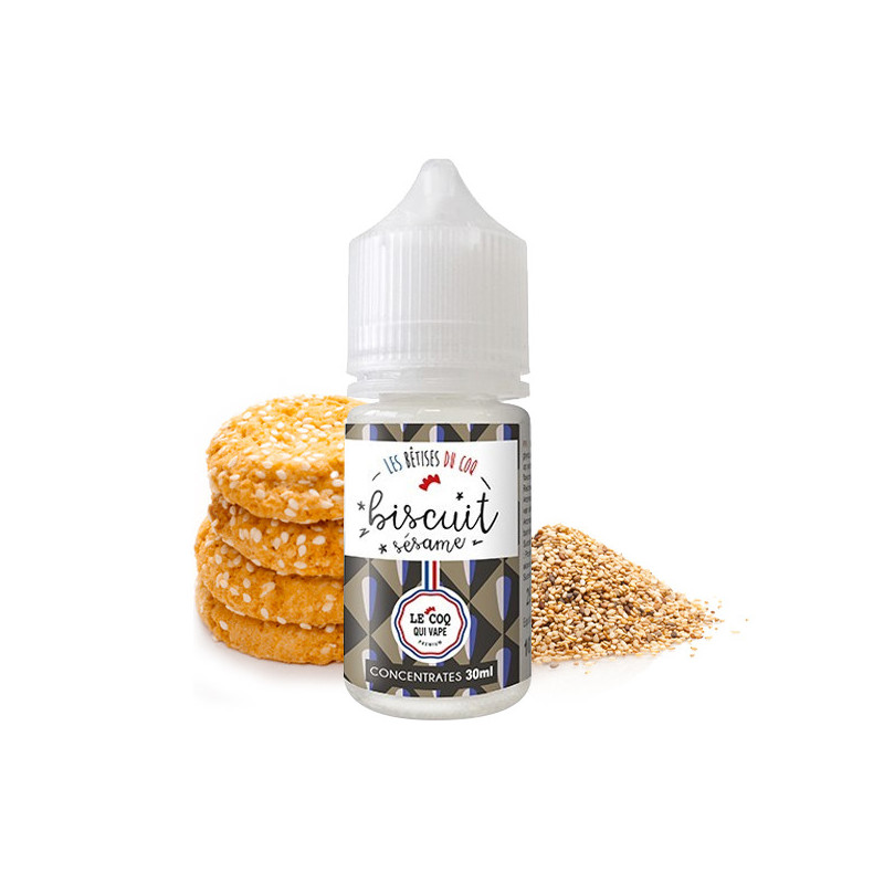 Biscuit Sésame Concentré 30ML - Les Bêtises du Coq