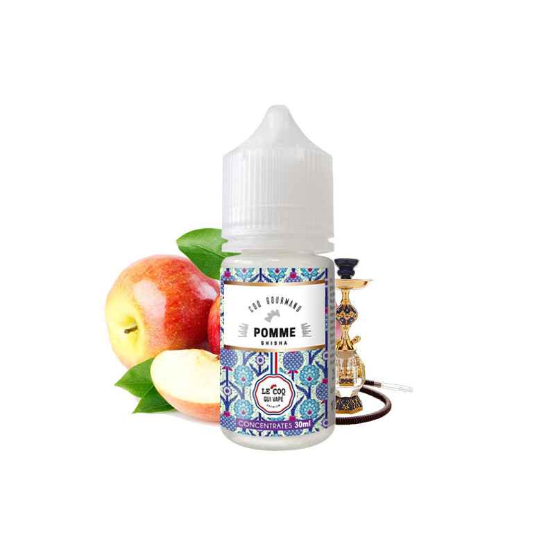 Pomme Shisha Concentré 30ML - Le Coq Gourmand