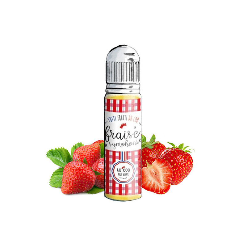 Fraise Symphonie 50ML - Le Coq Tutti Frutti