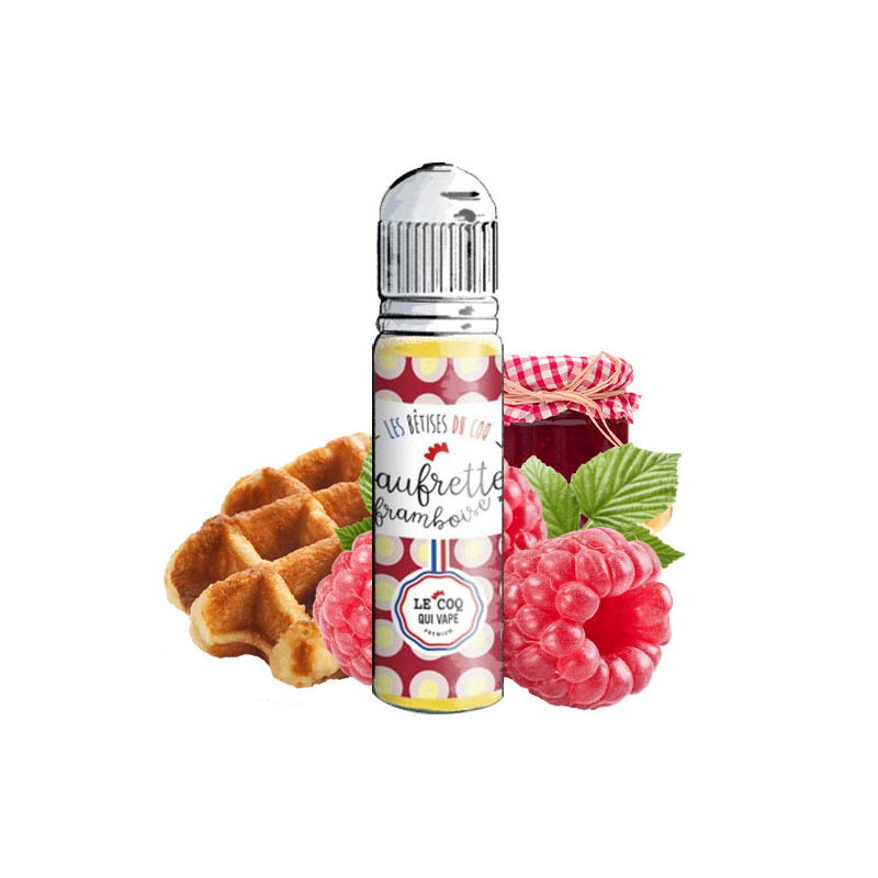 Gaufrette Framboise 50ML - Les Bêtises du Coq