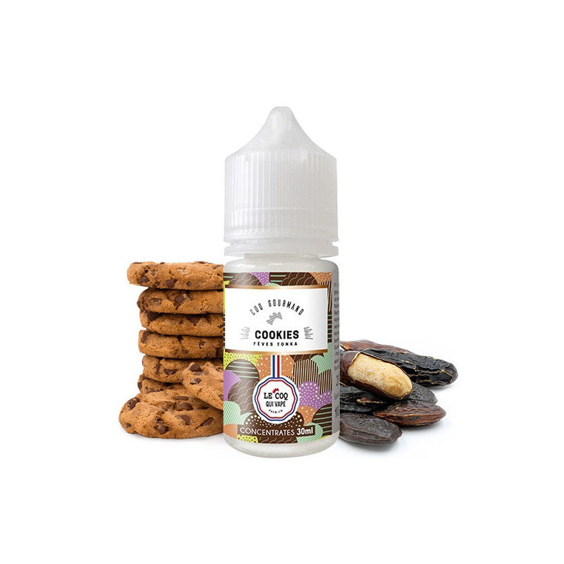 Cookies Fêves Tonka Concentré 30ML - Le Coq Gourmand