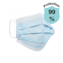 Masques de protection Très Haute Filtration (99%) Type II par 50