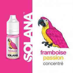 Framboise Passion concentré 10ml par 10 - Solana