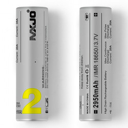 Accu 18650 2950mAh par 2 - MXJO