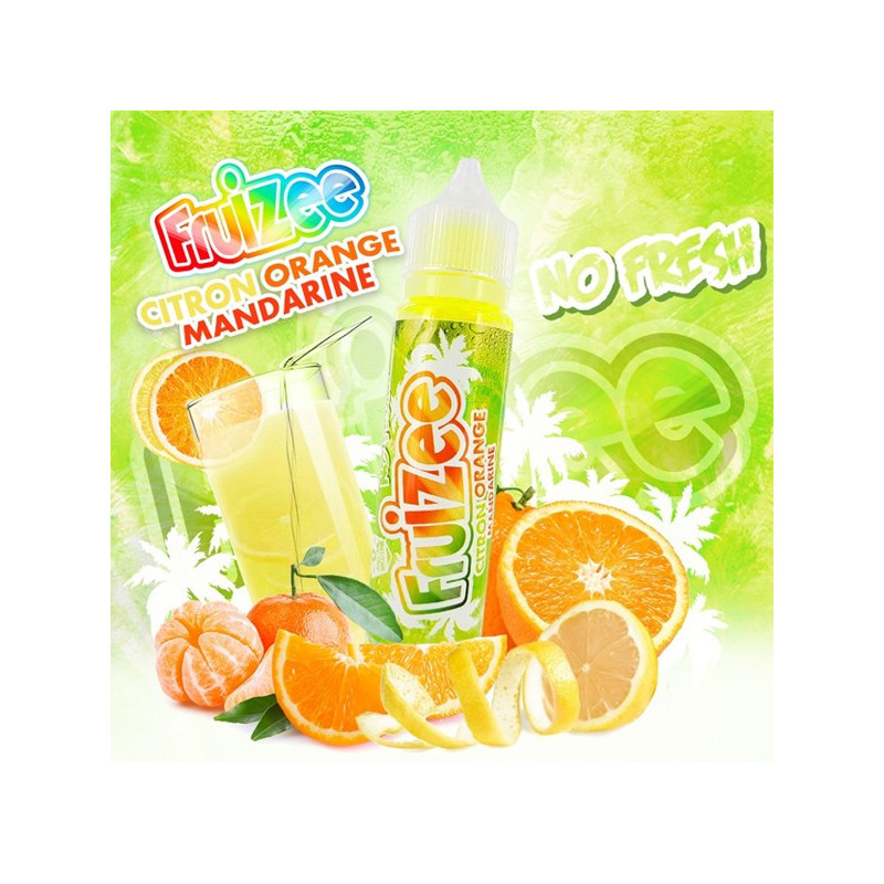 Citron Orange Mandarine No Fresh 50ML - Fruizee