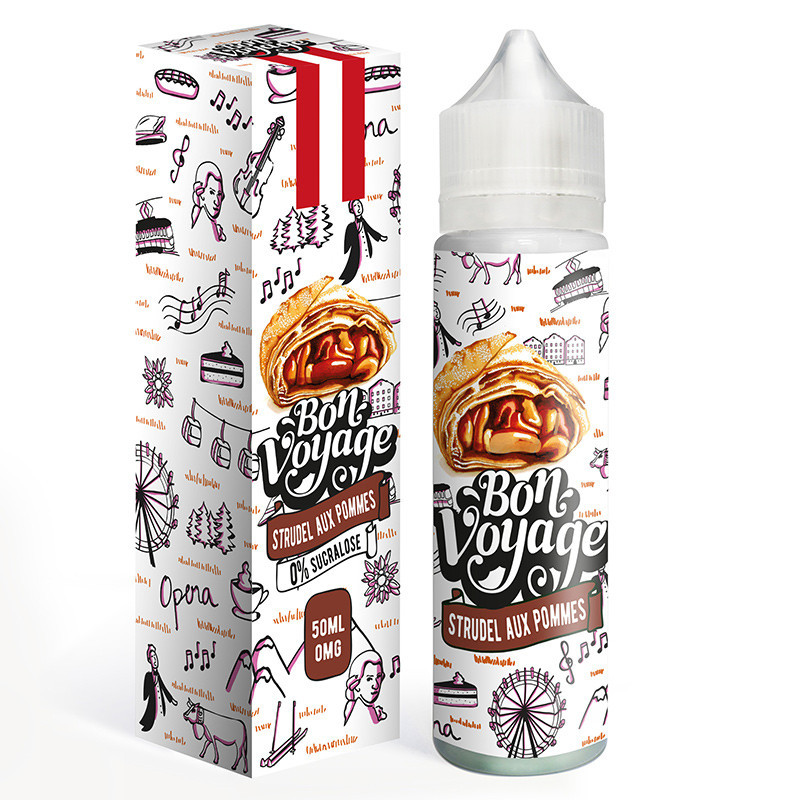 Bon Voyage - Strudel aux pommes 50ML - Le Coq qui Vape