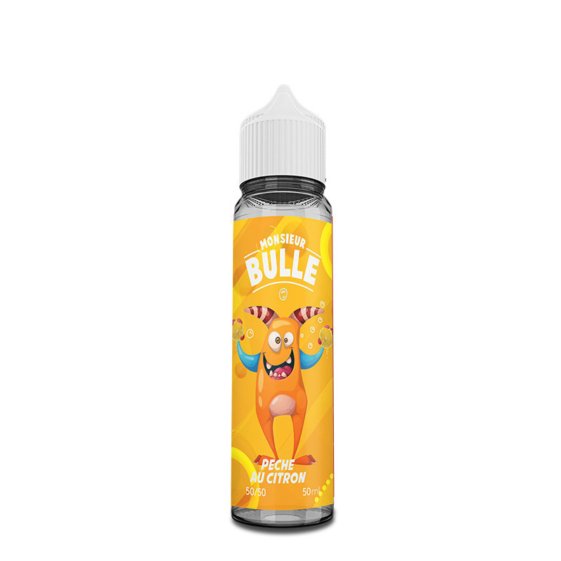 Monsieur Bulle - Pêche au Citron 50ML