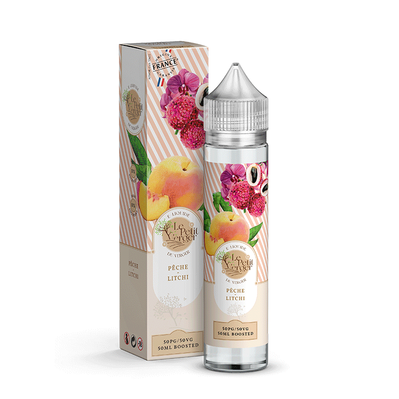 Peche Litchi 50ml - Le Petit Verger - Savourea