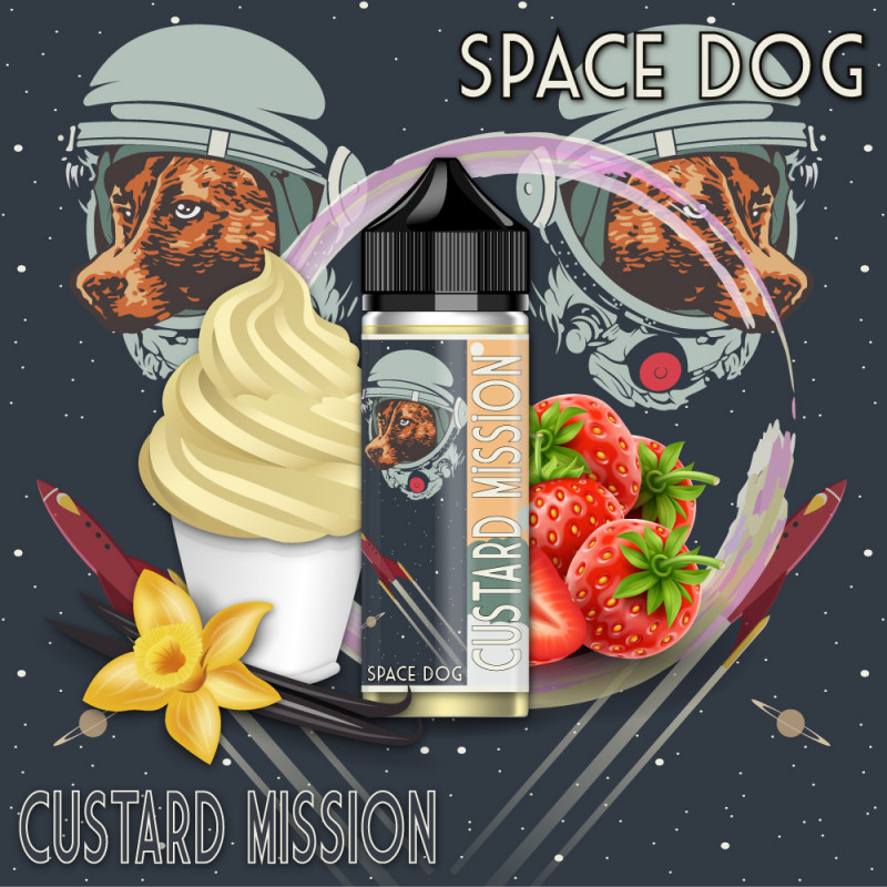 Space Dog 170ml/chubby200ml - Custard Mission