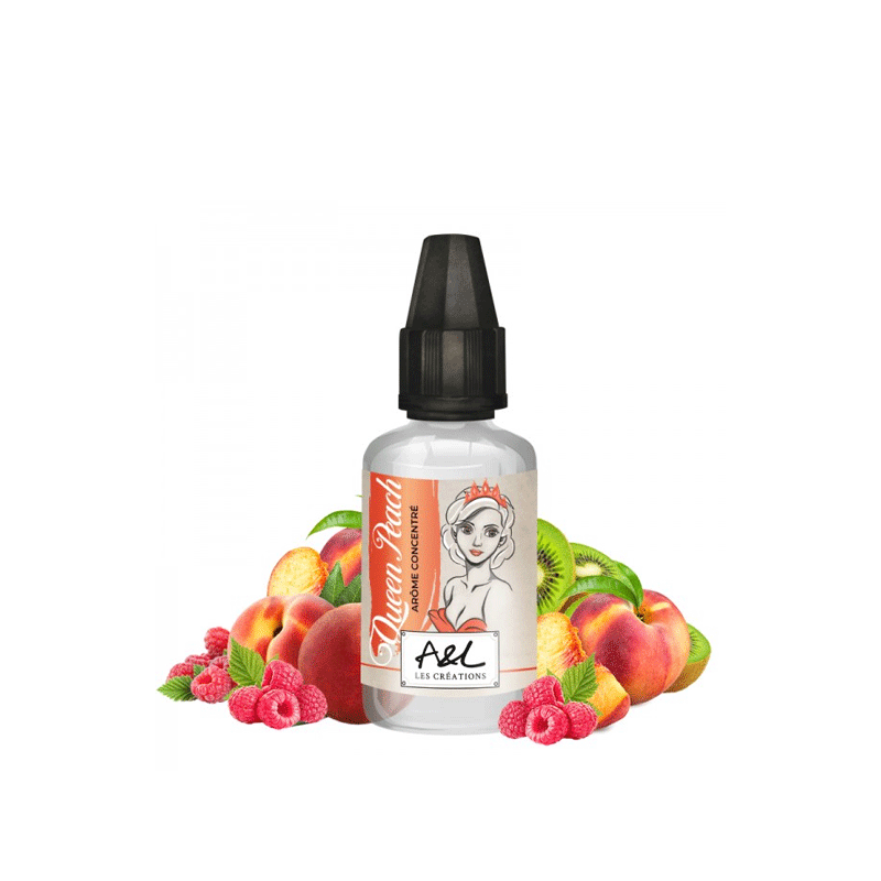 Concentré Queen Peach 30ml - Les Créations - Aromes et Liquides