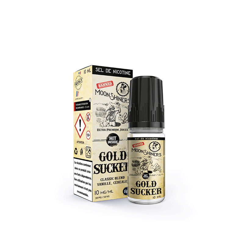 Gold Sucker 10ml NicSalt - Moonshiners