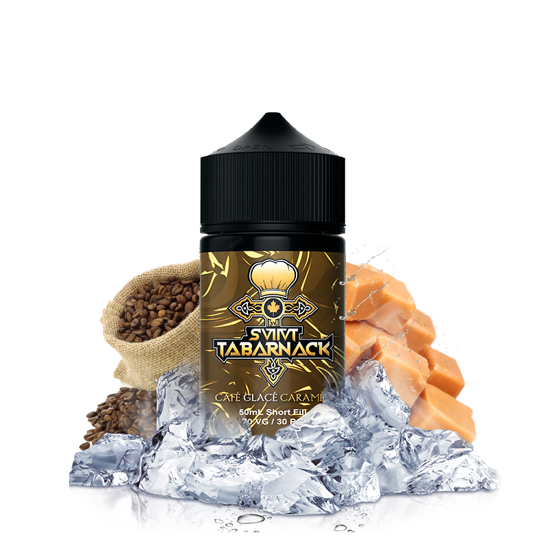 Café Glacé Caramel 50ml Svint Tabarnack Mukk Mukk LCA distribution
