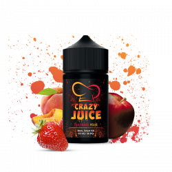 Fuji Fraise Pêche 50ml - Crazy Juice - Mukk Mukk