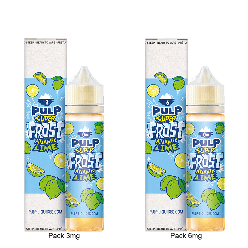 Pack Atlantic Lime Super Frost 60ml - Pulp