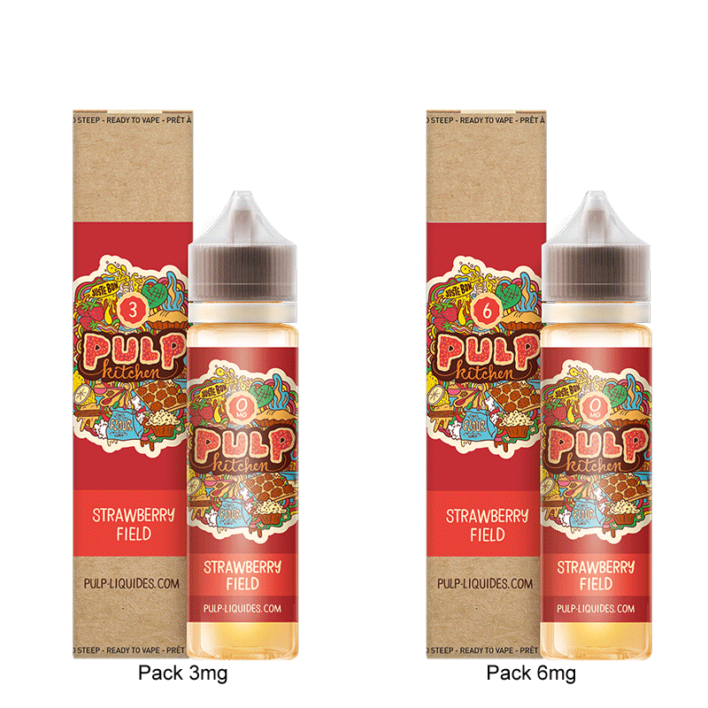 Pack Strawberry Field 60ml - Pulp