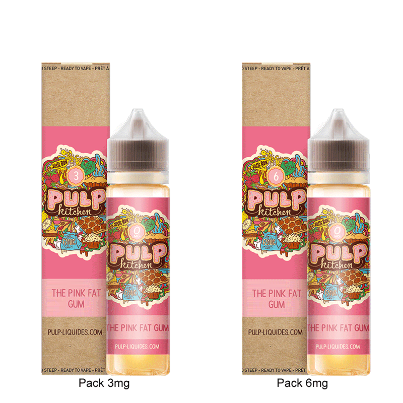 Pack The Pink Fat Gum 60ml - Pulp