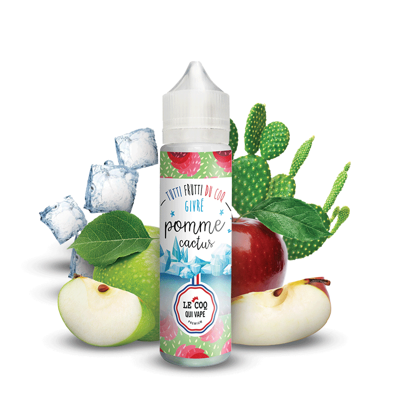 Pomme Cactus Givre 50ml - Le Coq qui Vape