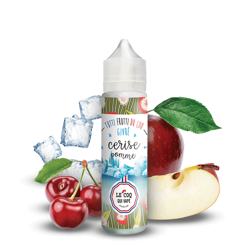 Cerise Pomme Givre 50ml - Le Coq qui Vape