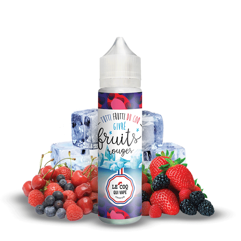 Fruits Rouges Givre 50ml - Le Coq qui Vape