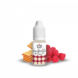 Gaufrette Framboise 10ML par 10 - Le Coq qui Vape