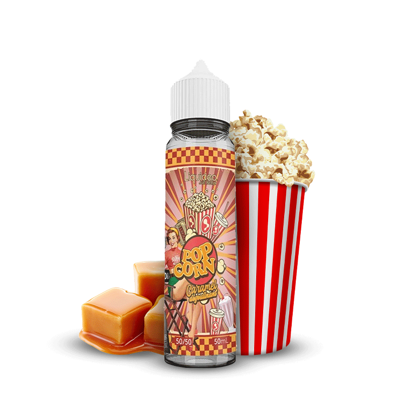 Pop Corn Caramel 50ml - Liquideo Tentation