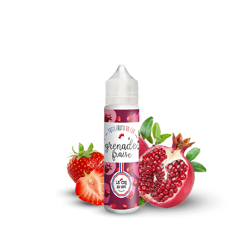 Grenade Fraise 50ml - Le Coq Tutti Frutti