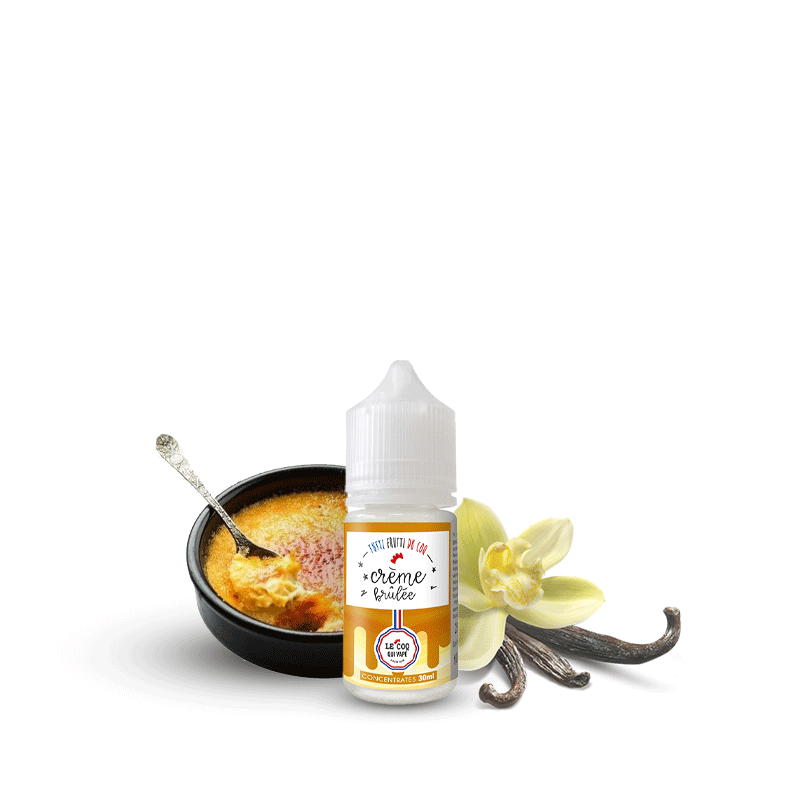 Crème Brûlée concentré 30ml - Les Bêtises du Coq