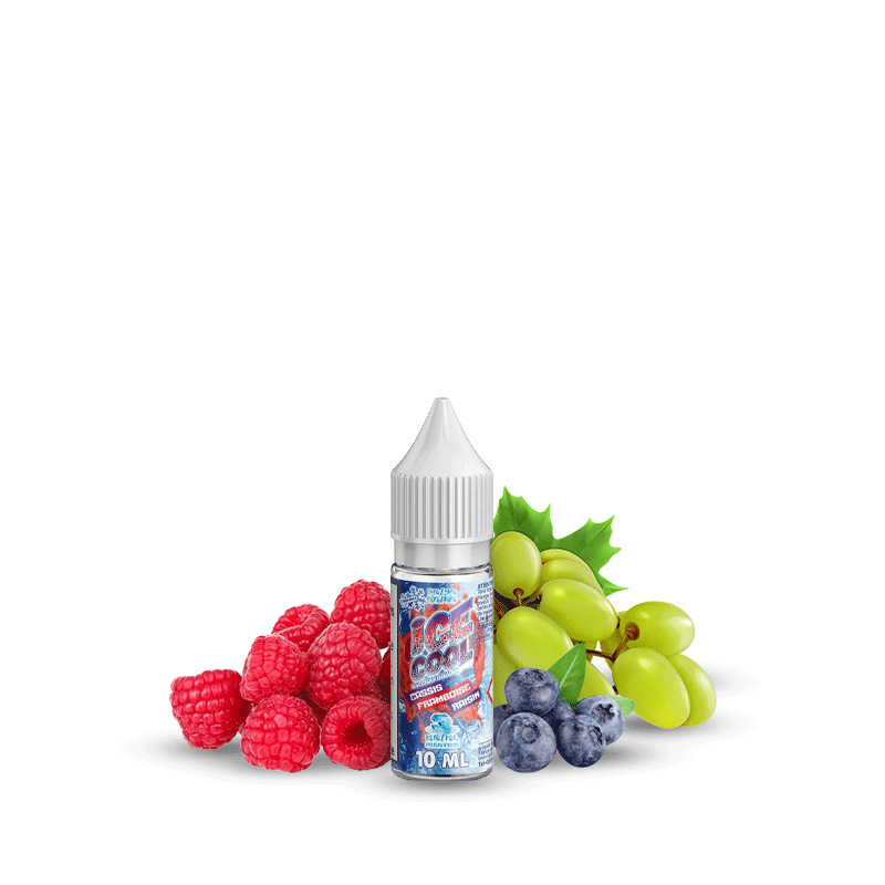 Ice Cool - Cassis Framboise Raisin 10ml - Liquidarom