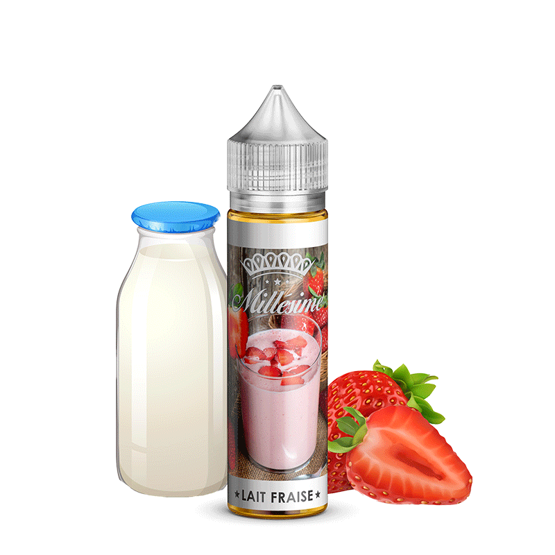Lait Fraise 50ML - Millésime