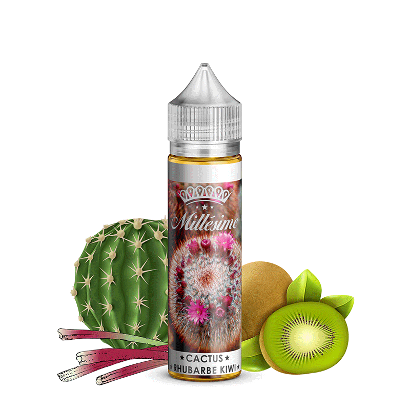 Cactus Rhubarbe Kiwi 50ML - Millésime