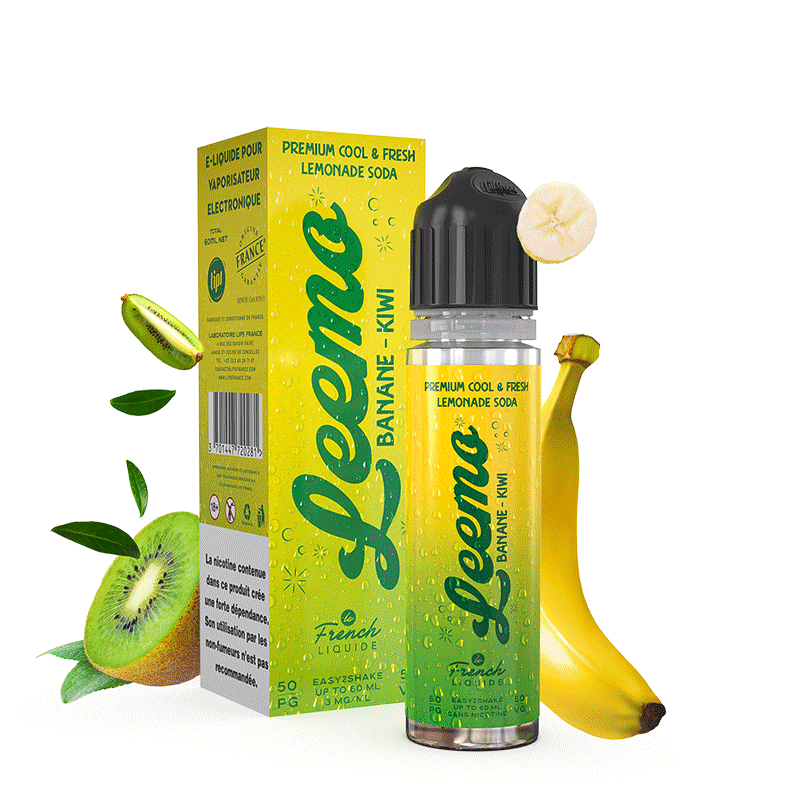 Banane - Kiwi 50ml + booster - Leemo