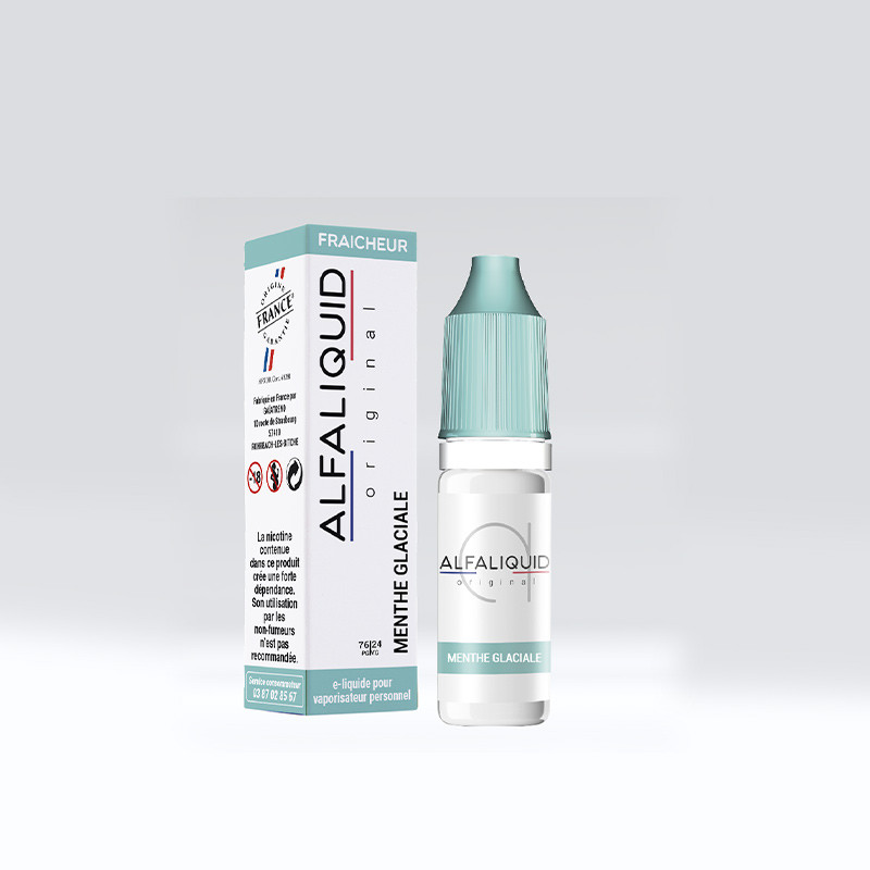 Menthe Glaciale 10ml par 10 - Alfaliquid
