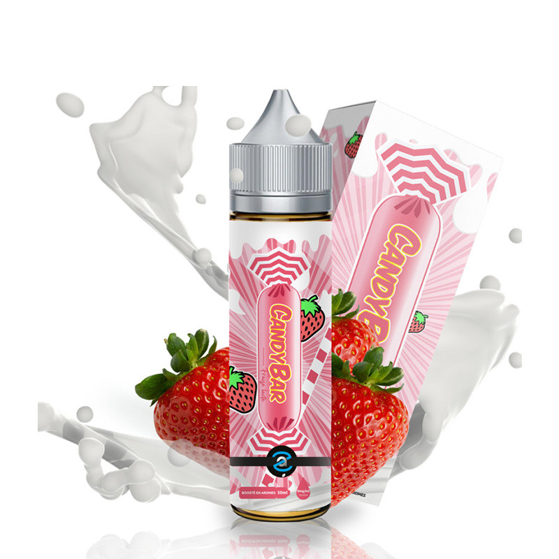 Candy Bar Fraise Lactée 50ml - Aromazon