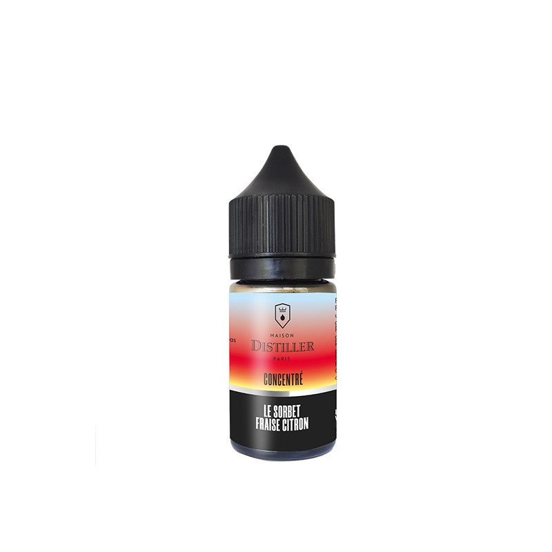 Concentré Sorbet Fraise Citron 30ml - Maison Distiller