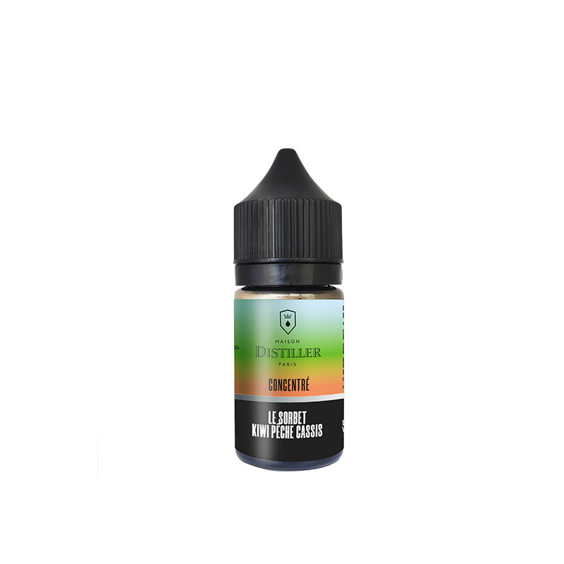 Concentré Sorbet Kiwi Pêche Cassis 30ml - Maison Distiller